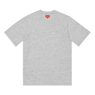 Buy Supreme Short-Sleeve Pocket Tee 'Heather Grey' - SS22KN25