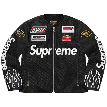 Buy Supreme x Vanson Leathers Cordura Mesh Jacket 'Black