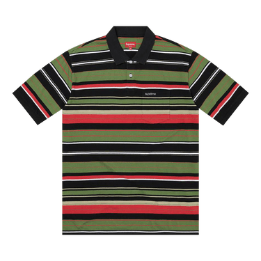 Buy Supreme Multi Stripe Polo 'Black' - SS23KN51 BLACK | GOAT