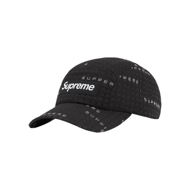 Buy Supreme Stitch Jacquard Camp Cap 'Black' - SS22H41 BLACK | GOAT UK
