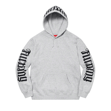 Buy Supreme Ambigram Hooded Sweatshirt 'Heather Grey' - SS22SW44