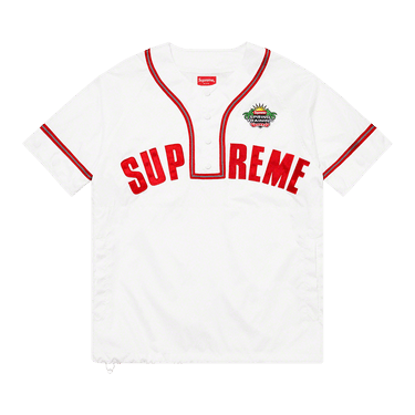 supreme 10ss baseball shirt Lサイズ Buy Supreme Snap-Off Long-Sleeve Baseball Top 'White' - SS22KN48