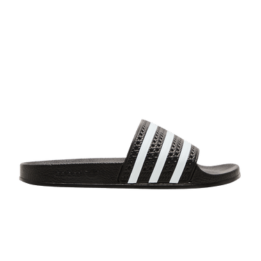 Adidas Adilette Slide J 'Black White'