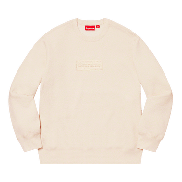 憧れの Buy Supreme Cutout Logo Crewneck 'Natural' - SS20SW70 スウェット