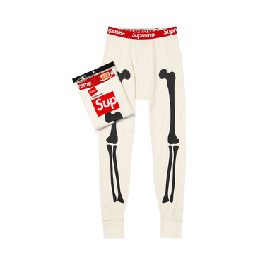 レッグウェア SupremeHanesBonesThermalPant1PackNatural Buy Supreme x Hanes Bones Thermal Pants 'Natural' - 99HAA39