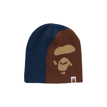 Buy BAPE Ape Head Knit Cap 'Navy' - 1K30 181 002 NAVY | GOAT