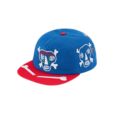 Buy Supreme x Clayton Patterson Skulls 5-Panel 'Royal