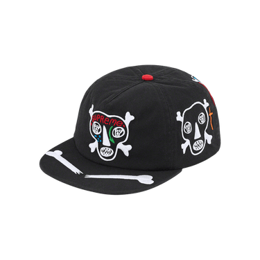 Buy Supreme x Clayton Patterson Skulls 5-Panel 'Black' - SS21H132 BLACK |  GOAT