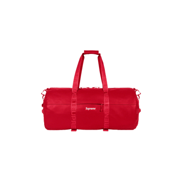 Buy Supreme Leather Large Duffle Bag 'Red' - FW23B28 RED | GOAT