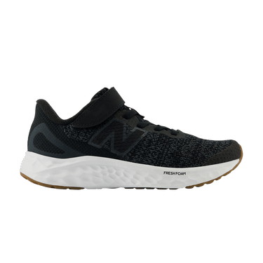 New Balance Fresh Foam Arishi v4 Bungee Lace Top Strap Little Kid 'Black Phantom'
