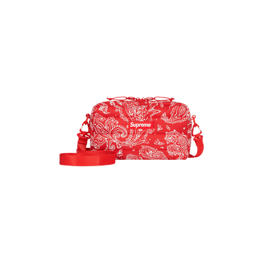Buy Supreme Puffer Side Bag 'Red Paisley' - FW22B18 RED PAISLEY | GOAT