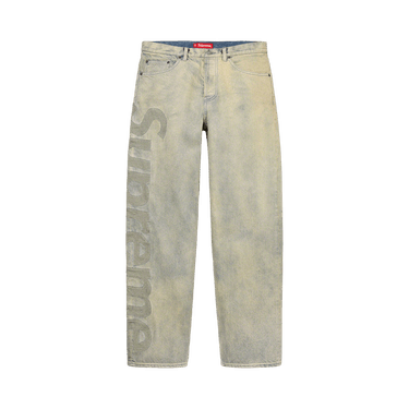 超希少 Supreme inset logo jean dirty 32 Supreme Inset Logo Jean (SS22) - $198