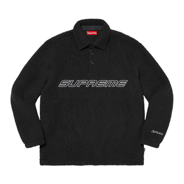 Size xxl Supreme x Polartec Long-Sleeve Polo 'Black'