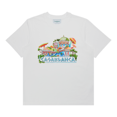 Buy Casablanca The Road To Knowledge Printed T-Shirt 'White