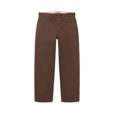 パンツ Supreme Chino Pant Brown 32 Supreme Chino Pant (FW24) Brown Men's - FW24 - US