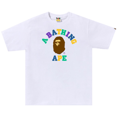 BAPE Colors College T-Shirt 'White'