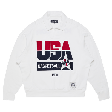 ☆ KITH x USA Basketball pullover コラボスウェット ☆ Kith for Team USA Basketball Sweatshirt - Hollywood Leather