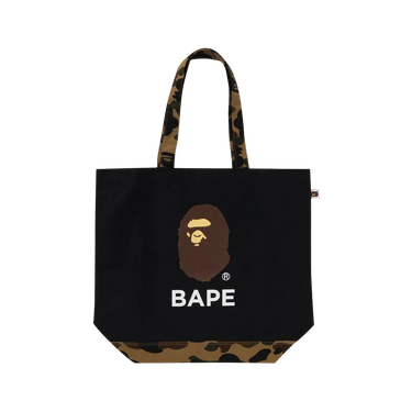 Buy BAPE 1st Camo Ape Head Tote Bag 'Black' - 1K80 189 009 BLACK