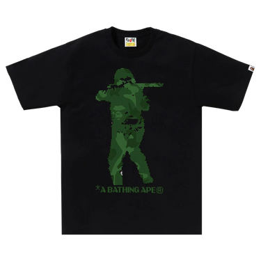 BAPE Bitmap Soldier Tee 'Black'