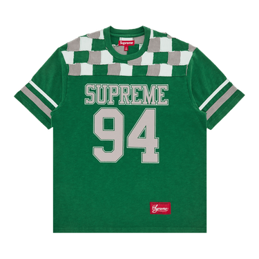 Buy Supreme Patchwork Yoke Football Top 'Green' - FW24KN33 GREEN