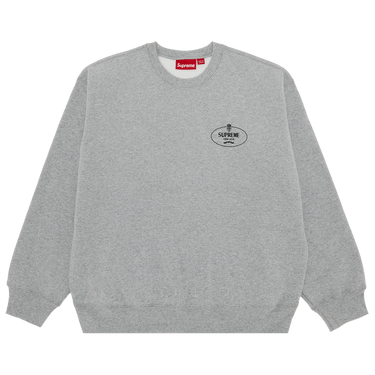 Size xl Supreme Crest Crewneck 'Heather Grey'