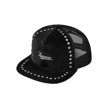 Buy Supreme Studded Velvet Mesh Back 5-Panel 'Black' - FW21H31