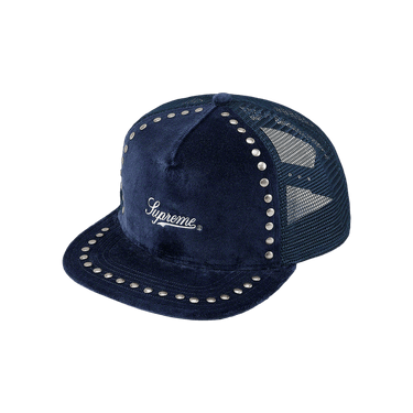 Buy Supreme Studded Velvet Mesh Back 5-Panel 'Navy' - FW21H31 NAVY