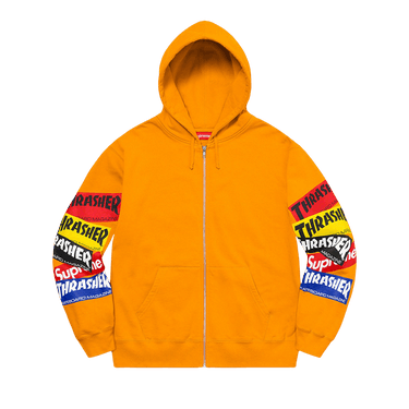 Buy Supreme x Thrasher Multi Logo Zip Up Hooded Sweatshirt