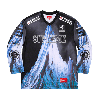 トップス SUPREME Crossover Hockey Jersey Supreme Crossover Hockey Jersey Teal Men's - FW19 - US