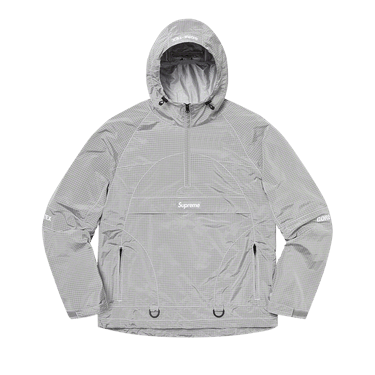Buy Supreme Gore-Tex Contrast Stitch Anorak 'Silver