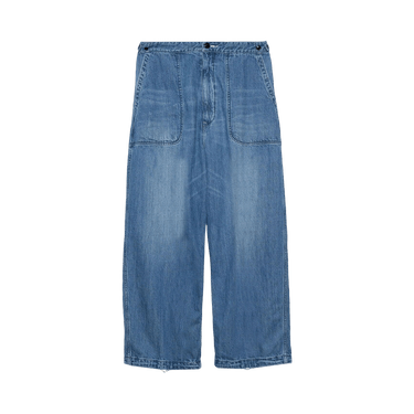 パンツ nanamica Denim Work Shorts Indigo Bleach Buy nanamica Denim Work Pants 'Indigo Bleach' - SUCS411U INDI