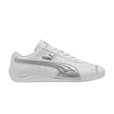 Size 5.5 Speedcat OG Leather 'White Silver'