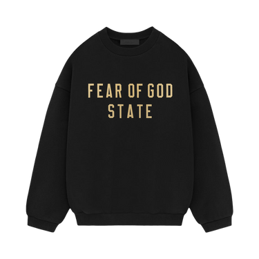 Fear of God Essentials Fleece Crewneck 'Black'