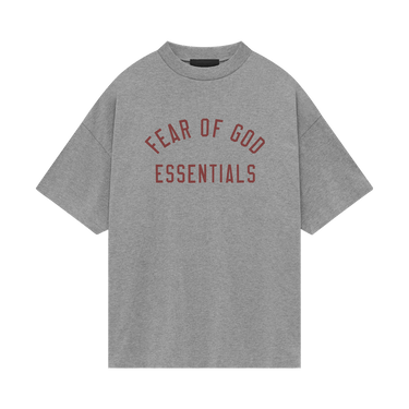 Fear of God Essentials Jersey Crewneck Tee 'Dark Heather'