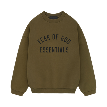 Fear of God Essentials Fleece Crewneck 'Olive'