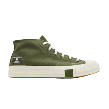 Undefeated x Converse Chuck 70 Mid 'Chive Parchment'