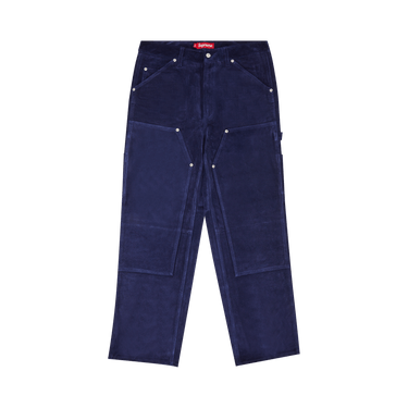 Buy Supreme Suede Double Knee Painter Pant 'Blue' - FW24P34