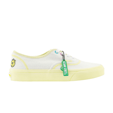 【新品未使用】VANS AUTHENTIC SESAME STREET New Vans X Sesame Street Authentic Yellow/White Sneakers