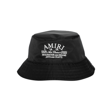 Buy Amiri Arts District Bucket Hat 'Black' - AMHABY1007 001 BLAC
