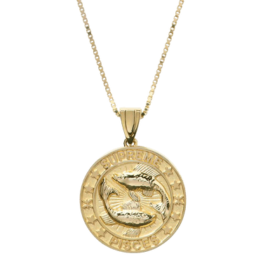 Buy Supreme x Jacob&Co 14K Gold Zodiac Pendant 'Gold - Pisces