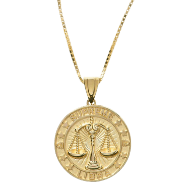 Buy Supreme x Jacob&Co 14K Gold Zodiac Pendant 'Gold - Libra' - FW24A55G  GOLD | GOAT