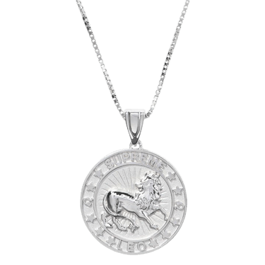 Buy Supreme x Jacob&Co Sterling Silver Zodiac Pendant 'Silver