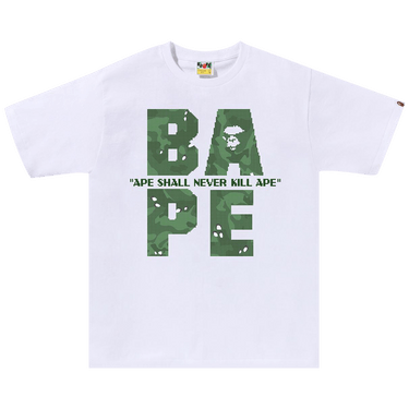 BAPE Bitmap Logo Tee オリーブ BAPE BITMAP LOGO TEE - OLIVEDRAB – Undefeated