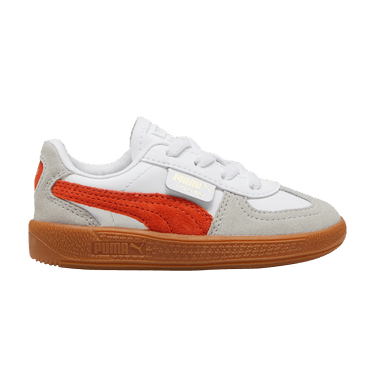 Puma Palermo Leather Toddler 'White Redmazing Gum'