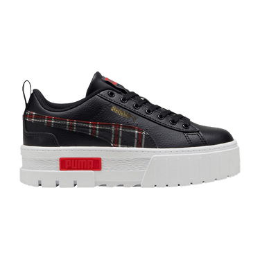 Puma Mayze Winter Big Kid 'Tartan Formstrip - Black For All Time Red'