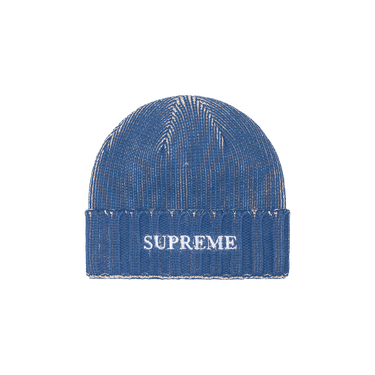 Buy Supreme Overprint Beanie 'Blue' - SS22BN18 BLUE | GOAT