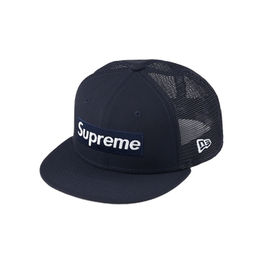 Buy Supreme Box Logo Mesh Back New Era 'Navy' - SS22H49 NAVY | GOAT