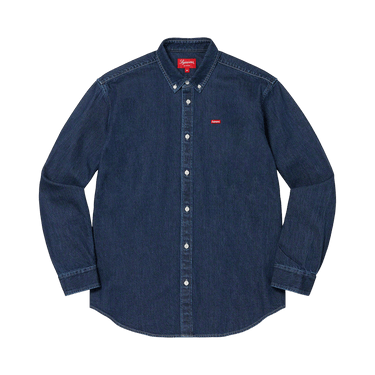 Buy Supreme Small Box Shirt 'Denim' - FW22S7 DENIM | GOAT