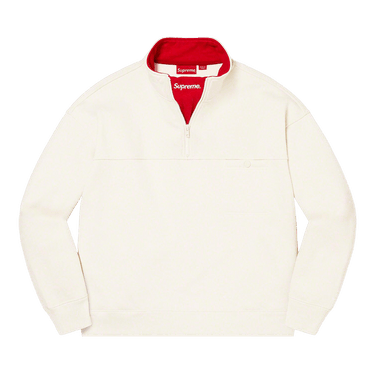 Buy Supreme Washed Half Zip Pullover 'Stone' - FW22SW64 STONE | GOAT
