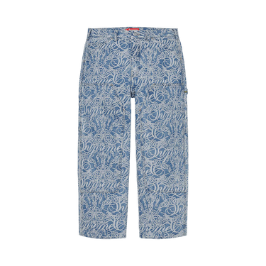 Buy Supreme Script Jacquard Double Knee Denim Painter Pant